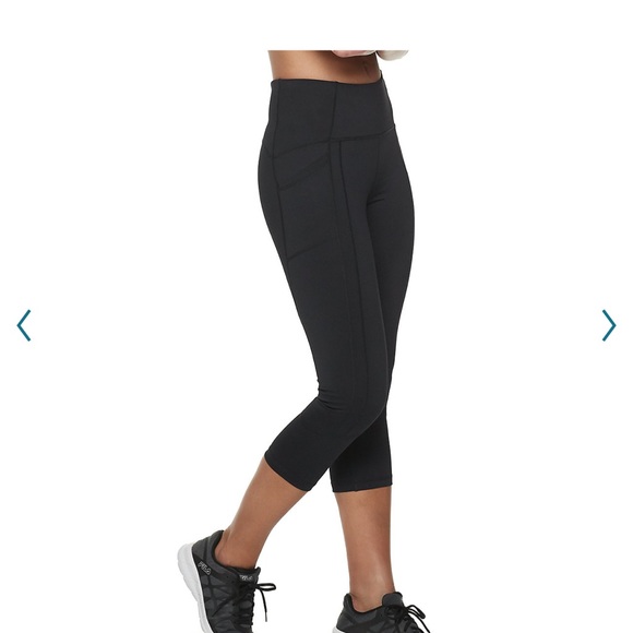 women's FILA SPORT high-waisted capri leggings. - Picture 1 of 5
